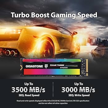 Amazon | GIGASTONE M.2 SSD 2TB Gen3 PCIe NVMe 3.0x4 内蔵SSD
